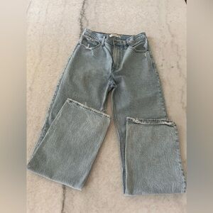 Abercrombie & Fitch High Rise 90’s Relaxed Jean Straight leg 28/ 6L